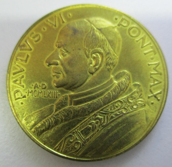 MEDALLA PABLO VI - CONGRESO EUCARISTICO MUNDIAL BOMBAY 1964