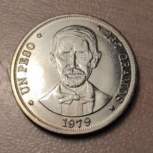 REPUBLICA DOMINICANA 1 PESO 1979 KM 52 SC-