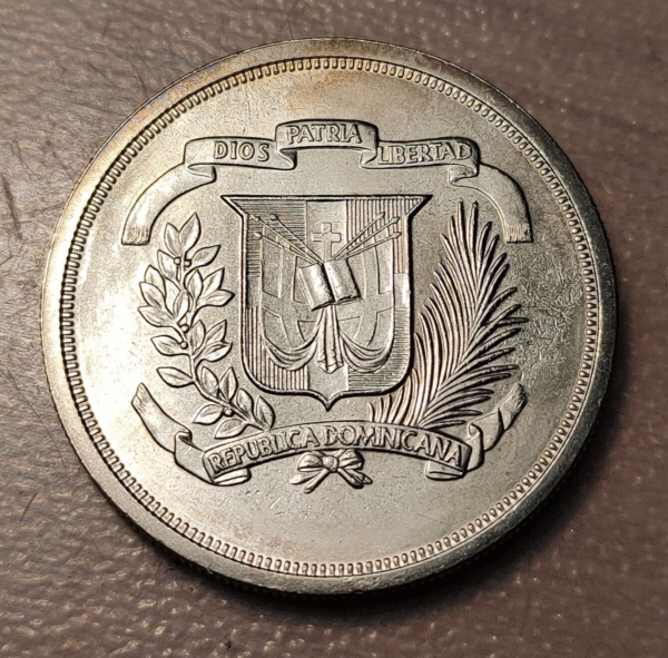 REPUBLICA DOMINICANA 1 PESO 1979 KM 52 SC- - Imagen 2