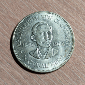 FILIPINAS PHILIPPINES 1 PESO 1964 APOLINARIO MABINI SC-
