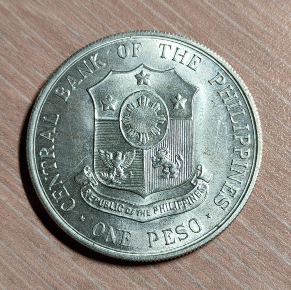 FILIPINAS PHILIPPINES 1 PESO 1964 APOLINARIO MABINI SC- - Imagen 2