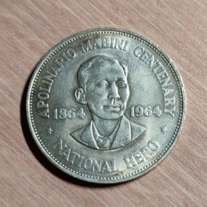 FILIPINAS PHILIPPINES 1 PESO 1964 APOLINARIO MABINI SC-