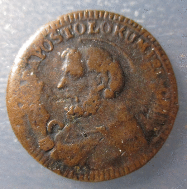 ESTADOS PAPALES PONTIFICIO VATICANO VITERBO PIO VI 2 1/2 BAIOCCHI 1797