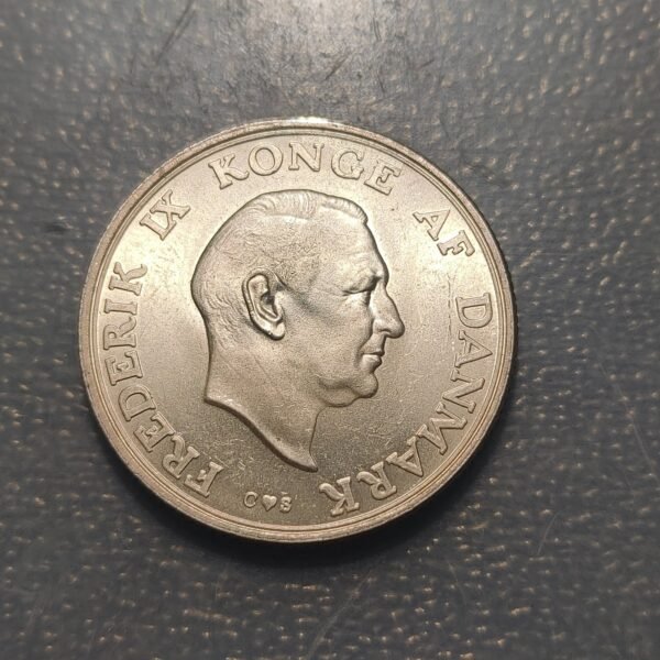 DINAMARCA DENMARK 2 KRONER 1958 SC UNC - Imagen 2