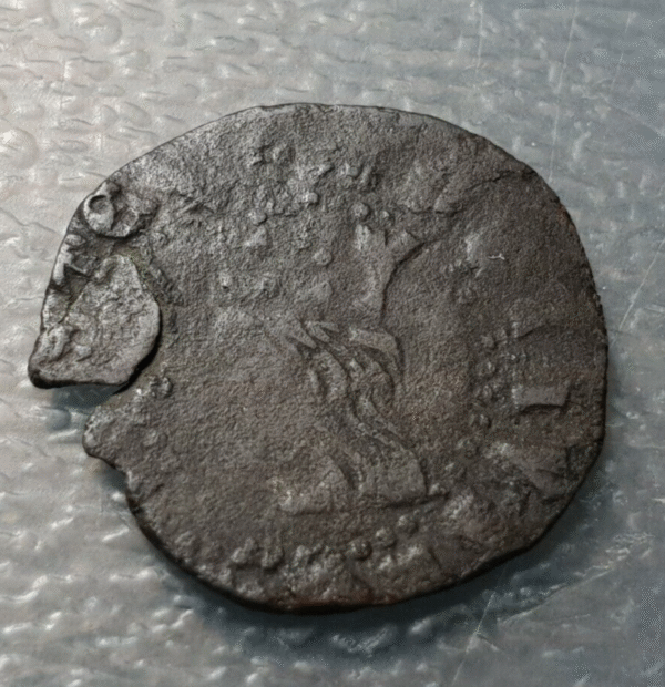 ENRIQUE II DE CASTILLA - CRUZADO (1369-1379) GRIETA