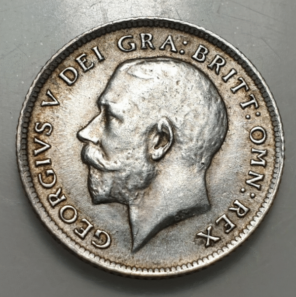 GRAN BRETAÑA GREAT BRITAIN INGLATERRA UK GEORGE V 6 PENCE 1916 EBC-/EBC - Imagen 2