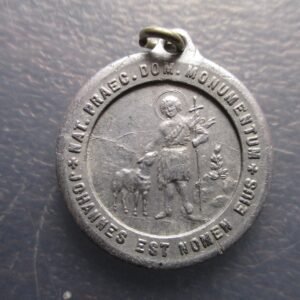 MEDALLA RELIGIOSA SAN JUAN BAUTISTA / MARIA VISITANDO A ISABEL