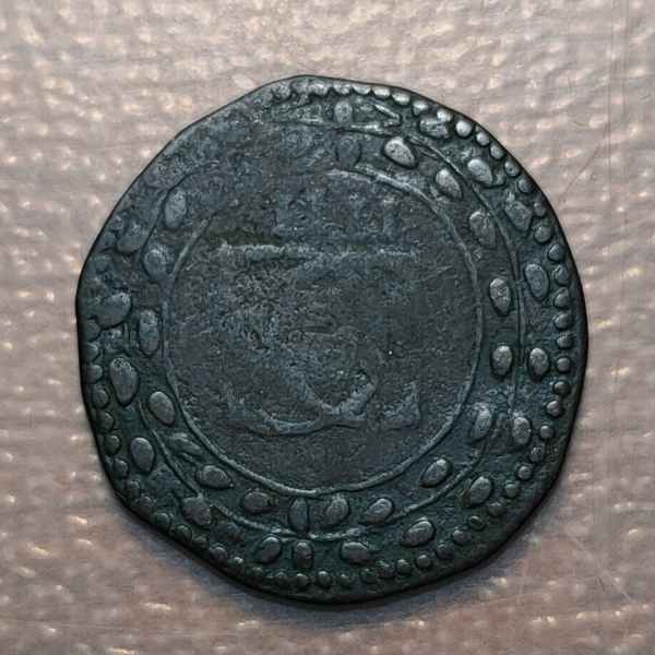 ITALIA MANTOVA MANTUA CARLO I GONZAGA ASEDIO AUSTRO-ESPAÑOL 4 SOLDI 1629 MBC- - Imagen 2