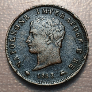 ITALIA REINO DE NAPOLEON 1 SOLDO 1813 M MILAN MBC