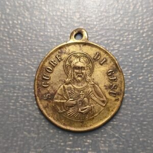 MEDALLA RELIGIOSA S. CORAZON DE JESUS / NIÑA MARIA - HERMANAS DE CARIDAD - MILAN