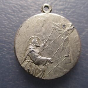 MEDALLA RELIGIOSA ESTIGMATIZACION DE SAN FRANCISCO DE ASIS / S ANTONIO DE PADUA