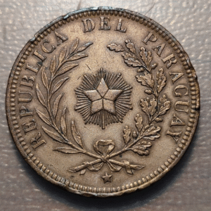 PARAGUAY 4 CENTESIMOS 1870 MBC