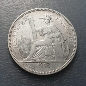FRENCH INDOCHINA INDOCHINE 1 PIASTRE 1913