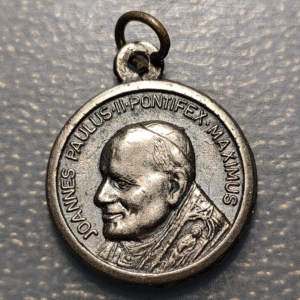 MEDALLA RELIGIOSA JUAN PABLO II SAN PEDRO ROMA