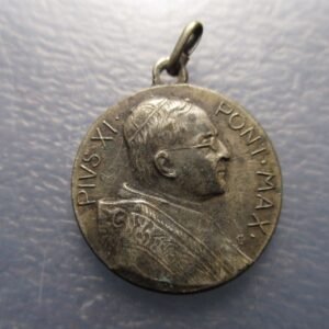 MEDALLA RELIGIOSA PAPA PIO XI / PLAZA SAN PEDRO ROMA
