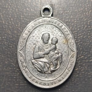 MEDALLA RELIGIOSA SAN JOSE / SAN FRANCISCO CON CRUCIFIJO
