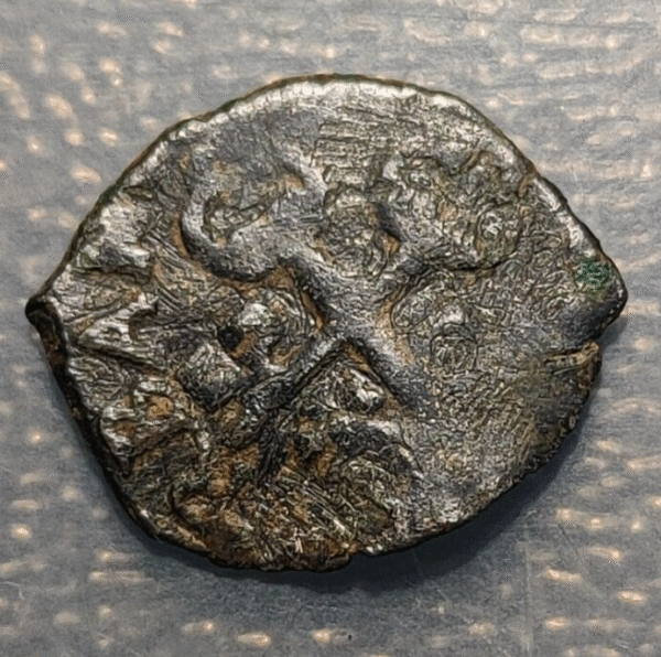 ESTADOS PAPALES AVIGNON URBANO VIII (1623-1644) PATAC O PATARD FLOR ENTRE LLAVES - Imagen 2