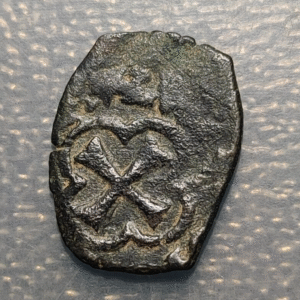 ESTADOS PAPALES AVIGNON URBANO VIII?(1623-1644) PATAC O PATARD FLOR ENTRE LLAVES