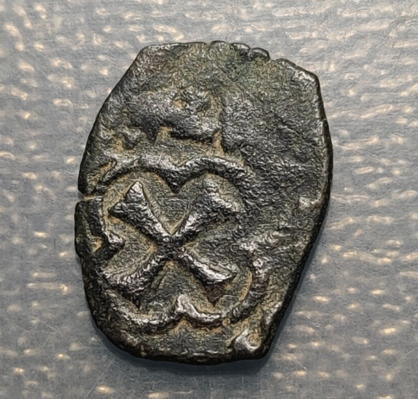 ESTADOS PAPALES AVIGNON URBANO VIII?(1623-1644) PATAC O PATARD FLOR ENTRE LLAVES