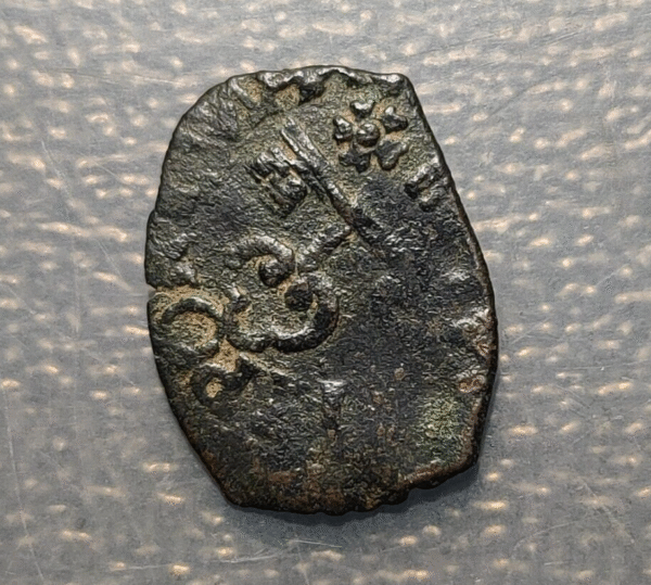 ESTADOS PAPALES AVIGNON URBANO VIII?(1623-1644) PATAC O PATARD FLOR ENTRE LLAVES - Imagen 2