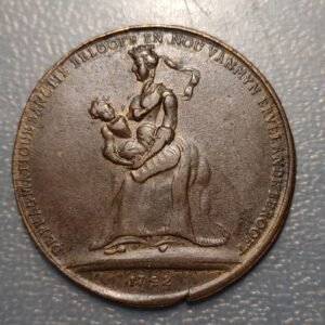 MEDALLA AUSTRIA MARIA TERESA (THERESA) 1742 - GUERRA DE SUCESION TRONO
