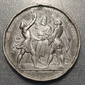 SUIZA SOLOTHURN MEDALLA 1868 25 AÑOS FESTIVAL CANCION CONFEDERACION SUIZA