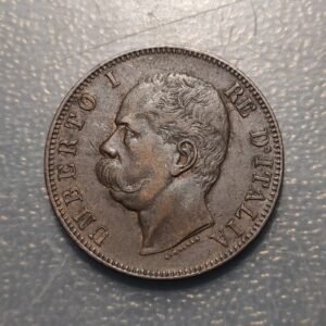 ITALIA UMBERTO I 10 CENTESIMI 1893 BI MBC+