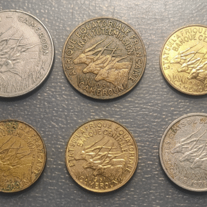 AFRICA LOTE 6 MONEDAS DISTINTAS