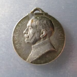 MEDALLA FRANCIA - I GUERRA MUNDIAL MARISCAL FOCH 14 ABRIL 1918