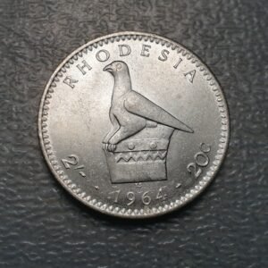 RHODESIA ELISABETH II 20 CENTS 1964 SC UNC