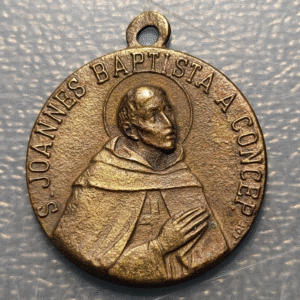 MEDALLA RELIGIOSA ITALIA ROMA 1975 SAN JUAN BAUTISTA DE CONCEPCION CANONIZACION