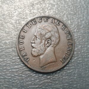 RUMANIA ROMANIA CAROL I 5 BANI 1884 MBC-