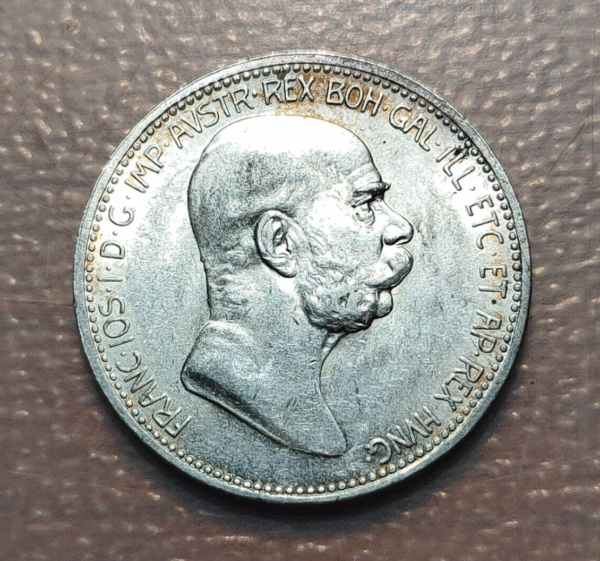 AUSTRIA FRANZ JOSEPH I 1 CORONA 1908 EBC+/SC- - Imagen 2