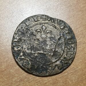 FRANCIA FRANCE CHARLES VI JETON CORONA COURONNE 24 mm