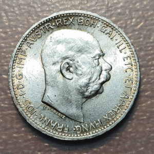 AUSTRIA FRANZ JOSEPH I 1 CORONA 1916 SC UNC