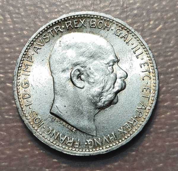 AUSTRIA FRANZ JOSEPH I 1 CORONA 1916 SC UNC