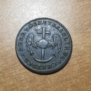 FRANCIA ALEMANIA LOUIS XVI JETON RECHENPFENNIG ANCLA ANKER 20 mm