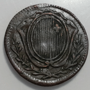 SUIZA SWITZERLAND CANTON SCHWYZ 1 RAPPEN 1843 MBC