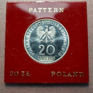 POLONIA POLAND 20 ZLOTYCH 1979 PRUEBA PROBA PATTERN KM PR 341