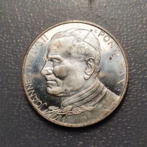 MEDALLA RELIGIOSA - FICHA PAPA JUAN PABLO II / CRISMON