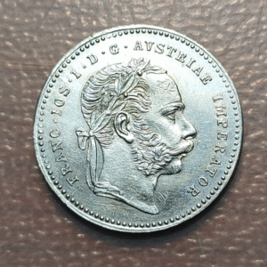 AUSTRIA FRANZ JOSEPH I 20 KREUZER 1870 EBC+