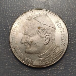 MEDALLA RELIGIOSA - FICHA PAPA JUAN PABLO II / PLAZA DE SAN PEDRO - ROMA