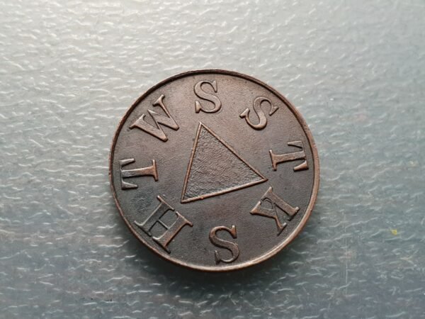 MASON GRAN BRETAÑA ESCOCIA SCOTLAND MEDALLA MASONICA LODGE ST CLAIR EDIMBURGH 25 - Imagen 2