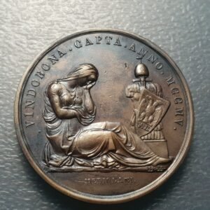 AUSTRIA FRANCIA MEDALLA OCUPACION DE VIENA POR NAPOLEON 1805 42 mm