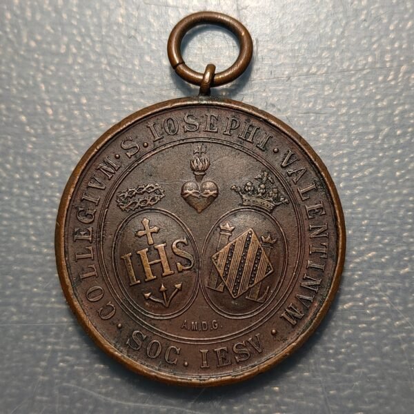 VALENCIA - MEDALLA COLEGIO GESUITA DE SAN JOSE