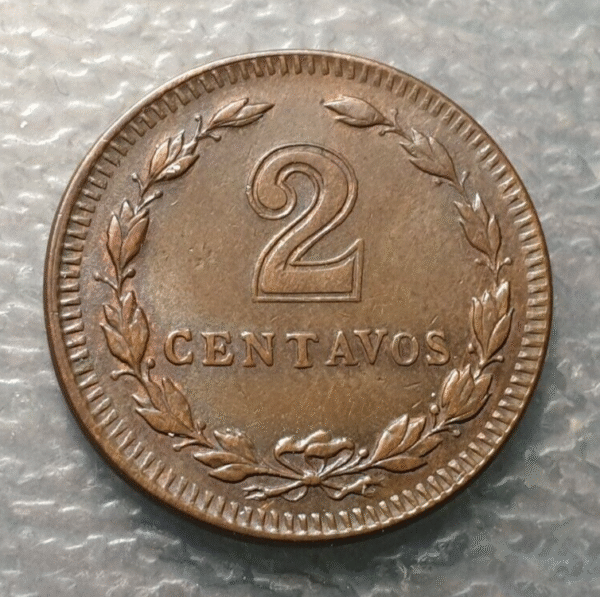 ARGENTINA 2 CENTAVOS 1946 MBC+ - Imagen 2
