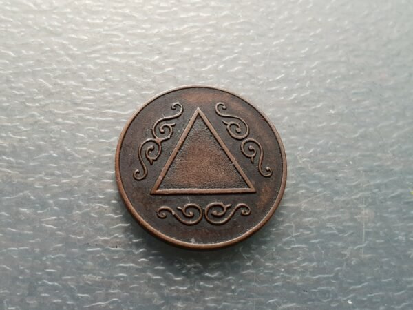 MASON GRAN BRETAÑA ESCOCIA SCOTLAND MEDALLA MASONICA LODGE COLINTON & CURRIE 19m - Imagen 2
