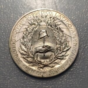 MEDALLA ARGENTINA BUENOS AIRES II CONGRESO MEDICO LATINO AMERICANO HIGIENE 1904