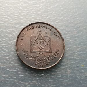 MASON GRAN BRETAÑA ESCOCIA SCOTLAND MEDALLA MASONICA  21 mm