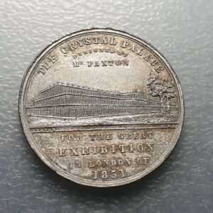 GRAN BRETAÑA GREAT BRITAIN INGLATERRA MEDALLA CRISTAL PALACE LONDRES EXPO 1851